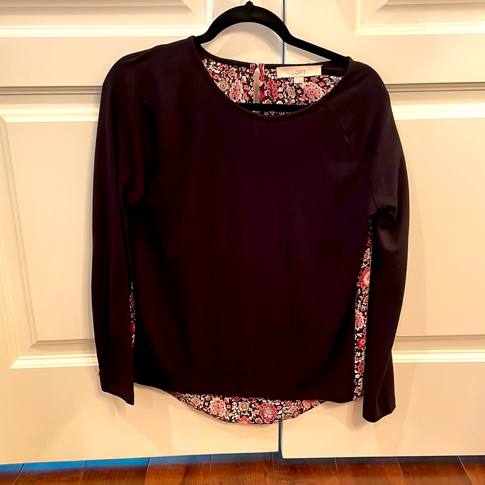 Loft black top